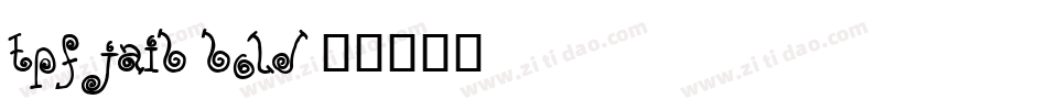TPF Jaib Bold字体转换